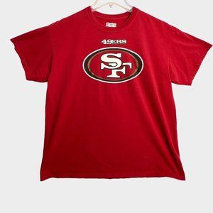 NFL San Francisco 49ers Shirt Mens Large Colin Kaepernick #7 Red Football Tee